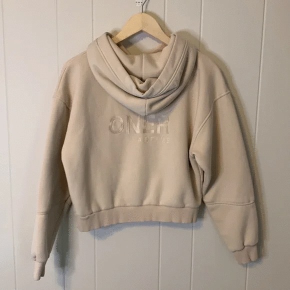 Oner Active Limited Edition Classic Lounge Hoodie Oatmeal Size Extra Small - Picture 6 of 10